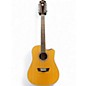 Used Washburn WD10SCE12 Antique Natural 12 String Acoustic Electric Guitar thumbnail