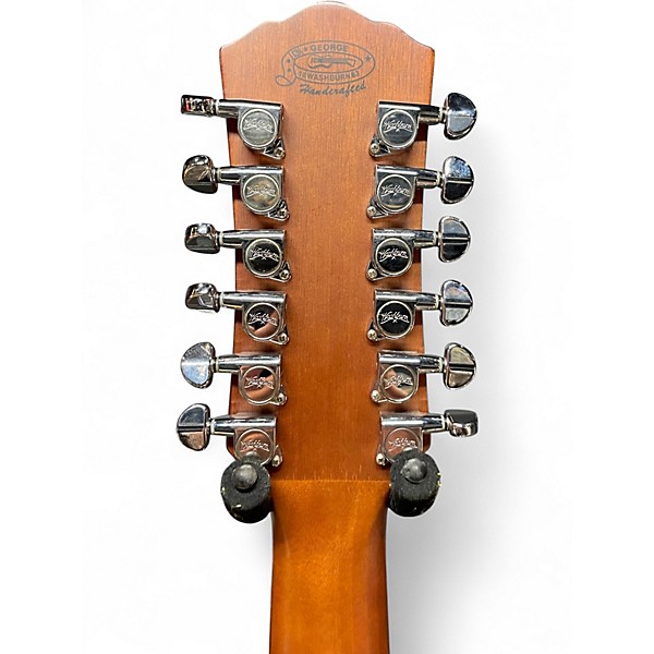 Used Washburn WD10SCE12 Antique Natural 12 String Acoustic Electric Guitar