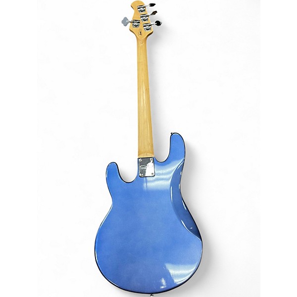 Used OLP music man 4 blue Electric Bass Guitar