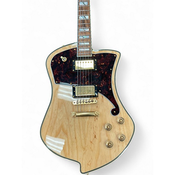 Used D'Angelico ludlow deluxe hh offset Natural Solid Body Electric Guitar