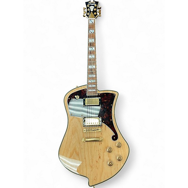 Used D'Angelico ludlow deluxe hh offset Natural Solid Body Electric Guitar