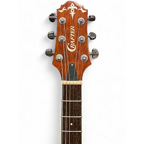 Used Crafter Guitars SA-BUB Natural Acoustic Electric Guitar