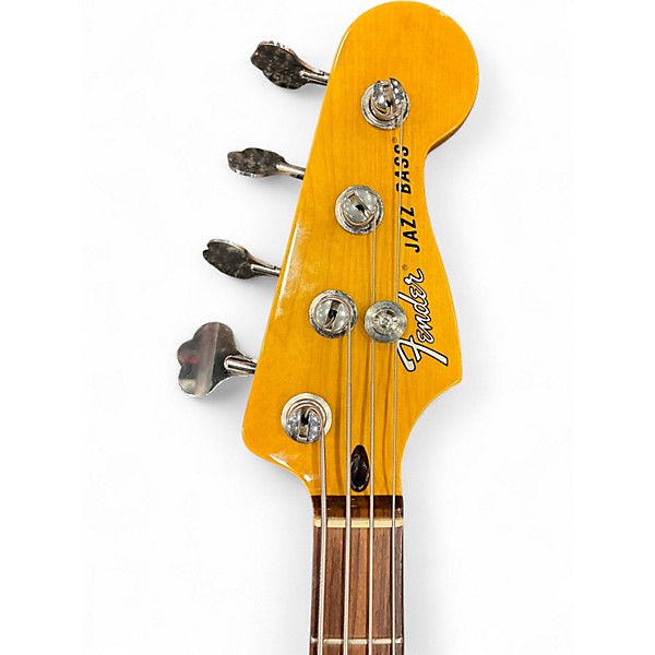 Used Fender Blacktop Jazz Bass Olympic White Pearl Electric Bass Guitar