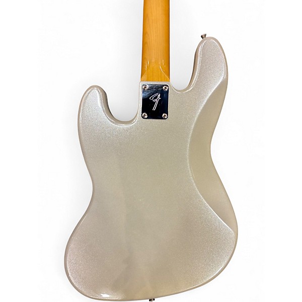 Used Fender Blacktop Jazz Bass Olympic White Pearl Electric Bass Guitar