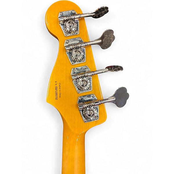 Used Fender Blacktop Jazz Bass Olympic White Pearl Electric Bass Guitar