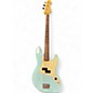 Used 2002 Fender Mark Hoppus Signature Jazz Bass Daphne Blue Electric Bass Guitar thumbnail