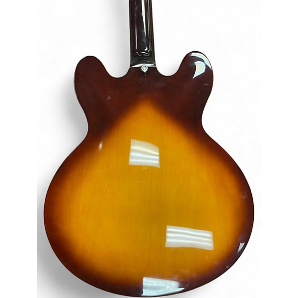 Used Grote 335 2 Color Sunburst Hollow Body Electric Guitar