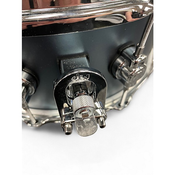 Used DW 6X14 Design Series Snare BLUE SLATE Drum
