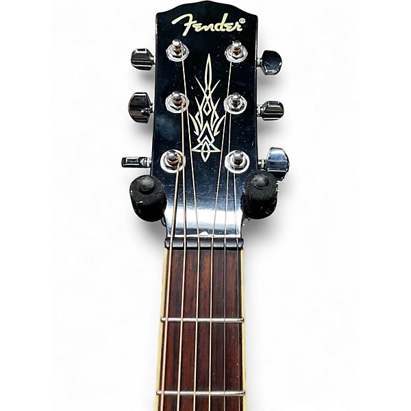 Used Fender T Bucket 300CE Black Acoustic Electric Guitar