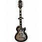 Used Epiphone Les Paul Custom Black and Silver Solid Body Electric Guitar thumbnail