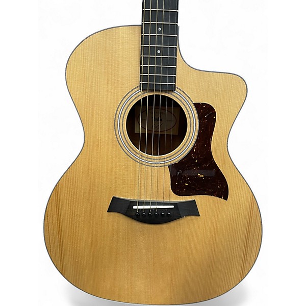 Used Taylor 214CE-K Natural Acoustic Electric Guitar