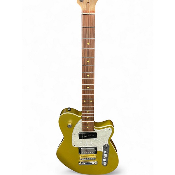 Used Reverend DOUBLE AGENT OG VIENNA YELLOW Solid Body Electric Guitar