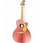 Used Fender Newporter Player Wine Red Acoustic Electric Guitar thumbnail