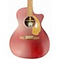 Used Fender Newporter Player Wine Red Acoustic Electric Guitar