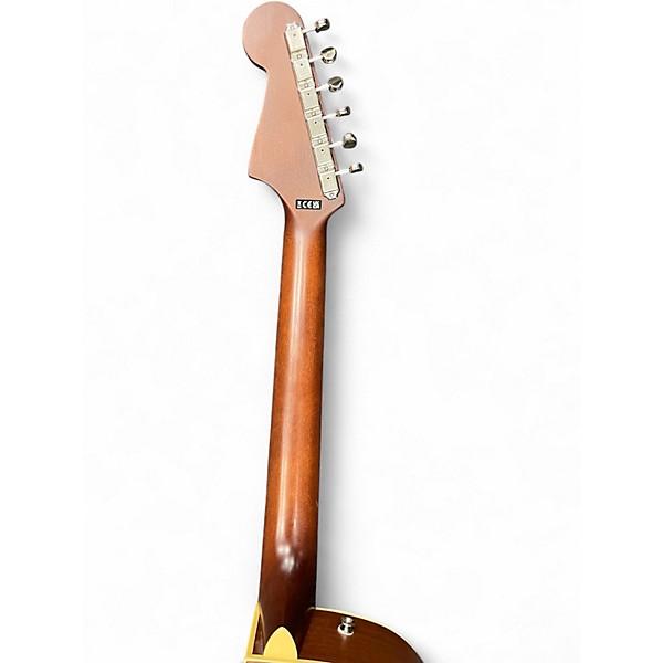 Used Fender Newporter Player Wine Red Acoustic Electric Guitar