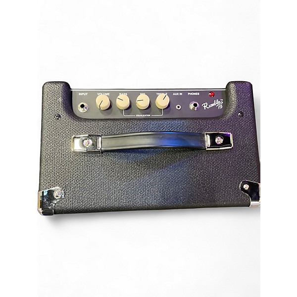 Used Fender Rumble 15 15W 1X8 Bass Combo Amp