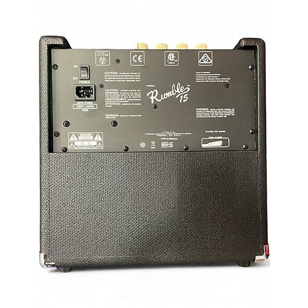 Used Fender Rumble 15 15W 1X8 Bass Combo Amp