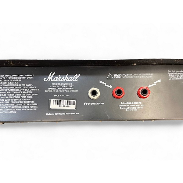 Used Marshall MG100FX Solid State Guitar Amp Head