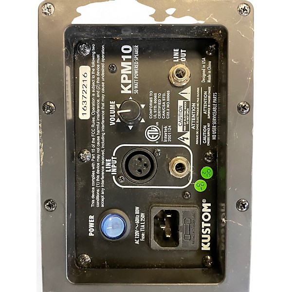 Used Kustom KPM10 Powered Monitor