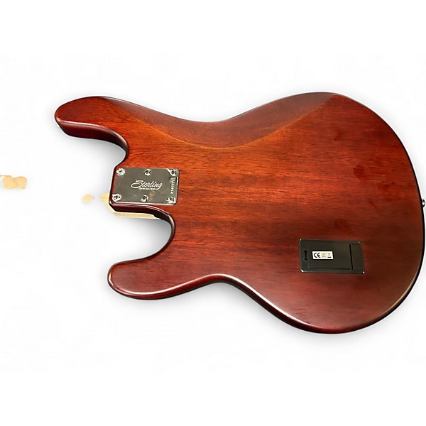 Used Sterling by Music Man Sub 4 brown Electric Bass Guitar