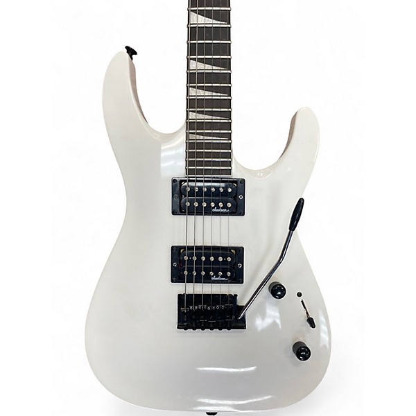 Used Jackson JS22R Dinky Alpine White Solid Body Electric Guitar
