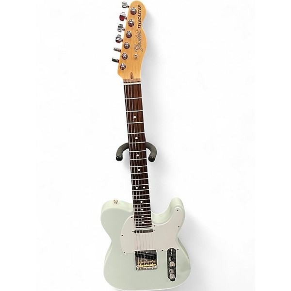 Used Fender American Performer Telecaster Satin Sonic Blue Solid Body Electric Guitar