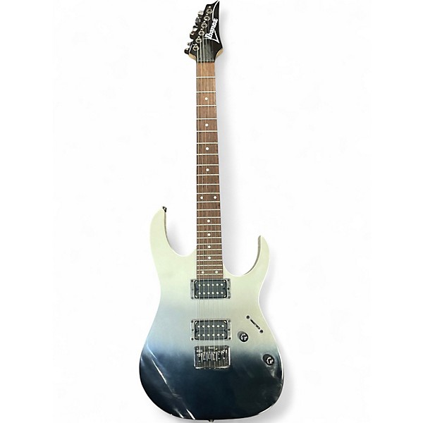 Used Ibanez RG421-PFM PEARL BLCK FADE METALLIC Solid Body Electric Guitar