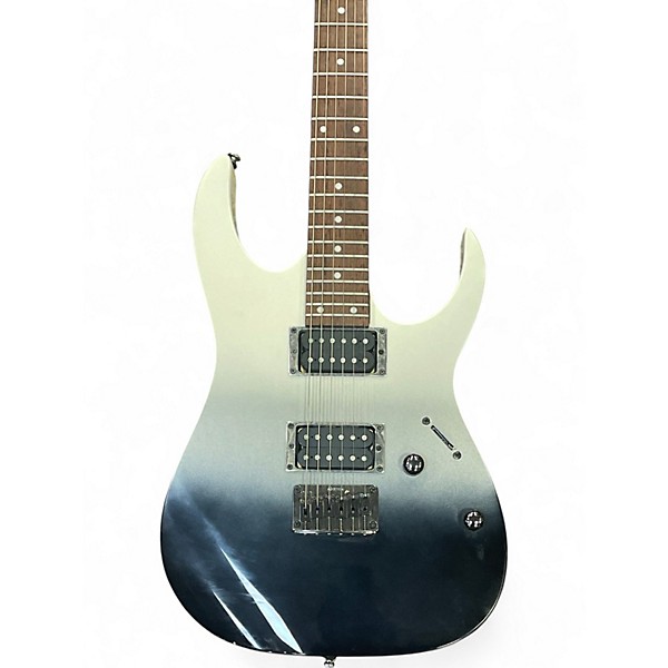 Used Ibanez RG421-PFM PEARL BLCK FADE METALLIC Solid Body Electric Guitar