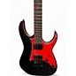 Used Ibanez GRG131DX GRG Series Flat Black Solid Body Electric Guitar