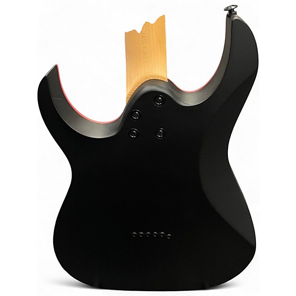 Used Ibanez GRG131DX GRG Series Flat Black Solid Body Electric Guitar