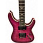 Used Schecter Guitar Research Omen Extreme 6 Magenta Solid Body Electric Guitar