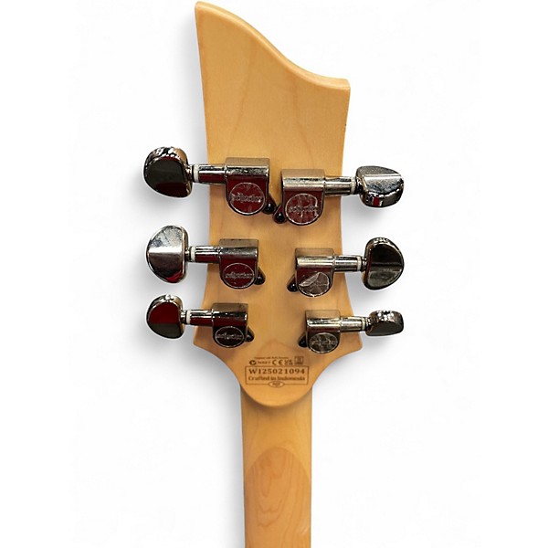 Used Schecter Guitar Research Omen Extreme 6 Magenta Solid Body Electric Guitar