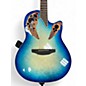 Used Ovation CE48P Blue Burst Acoustic Electric Guitar