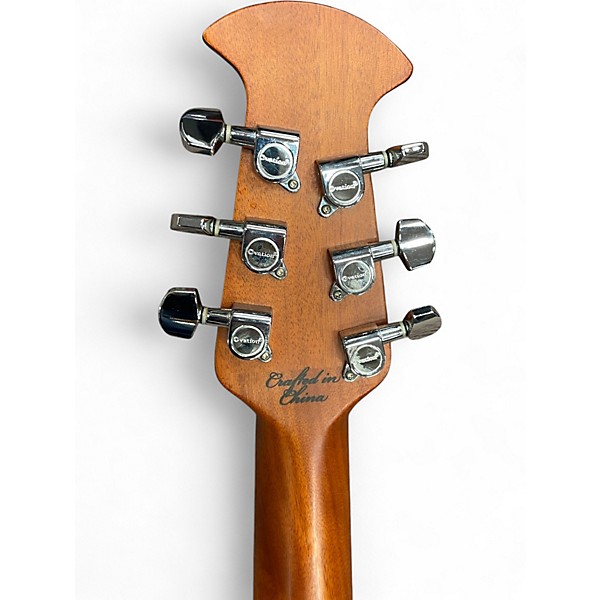 Used Ovation CE48P Blue Burst Acoustic Electric Guitar