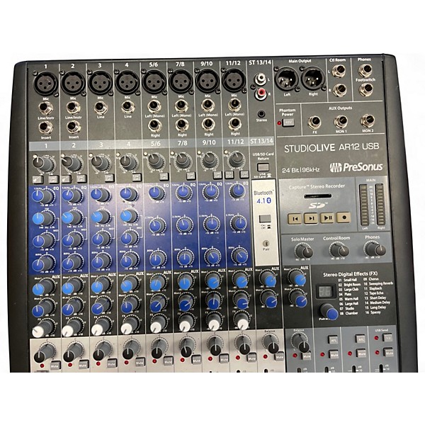 Used PreSonus AR12usb Powered Mixer
