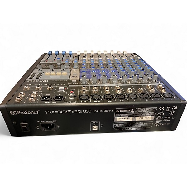 Used PreSonus AR12usb Powered Mixer