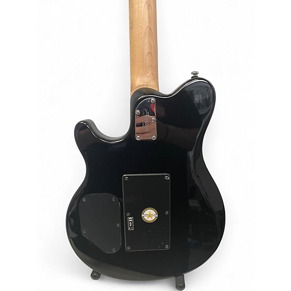 Used Sterling by Music Man Sub AX3 Axis Trans Black Solid Body Electric Guitar