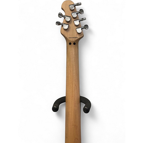 Used Sterling by Music Man Sub AX3 Axis Trans Black Solid Body Electric Guitar