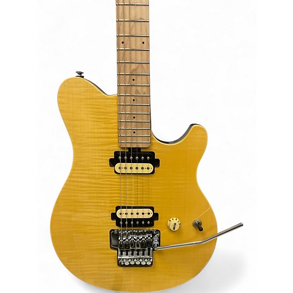 Used OLP MM1 Trans YELLOW Solid Body Electric Guitar