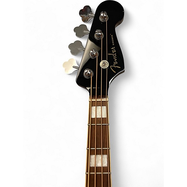 Used Fender Kingman 4-String Black Acoustic Bass Guitar
