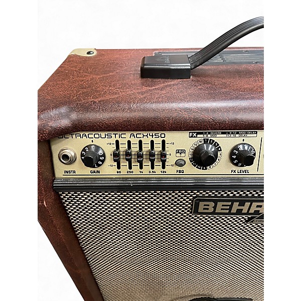 Used Behringer Ultracoustic ACX450 Acoustic Guitar Combo Amp