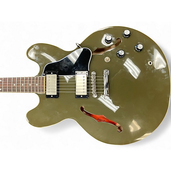 Used Epiphone ES355 INSPIRED BY GIBSON Green Hollow Body Electric Guitar