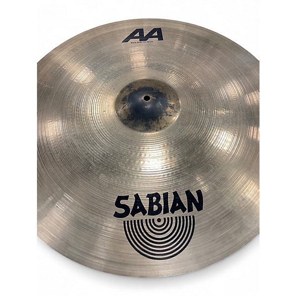 Used SABIAN 24in AA Bash Ride Brilliant Cymbal