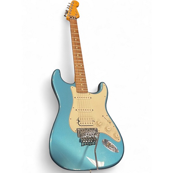 Used Fender Player Stratocaster HSS Floyd Rose Lake Placid Blue Solid Body Electric Guitar