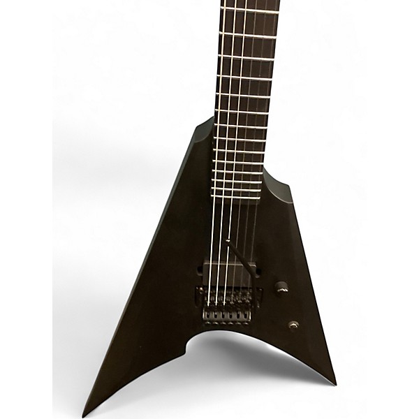 Used ESP LTD Black Metal Arrow Black Solid Body Electric Guitar