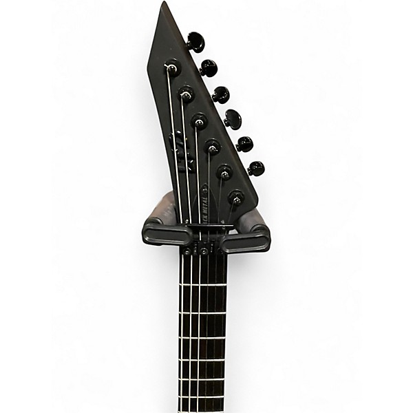 Used ESP LTD Black Metal Arrow Black Solid Body Electric Guitar