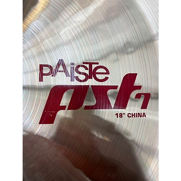 Used Paiste 18in PST7 China Cymbal