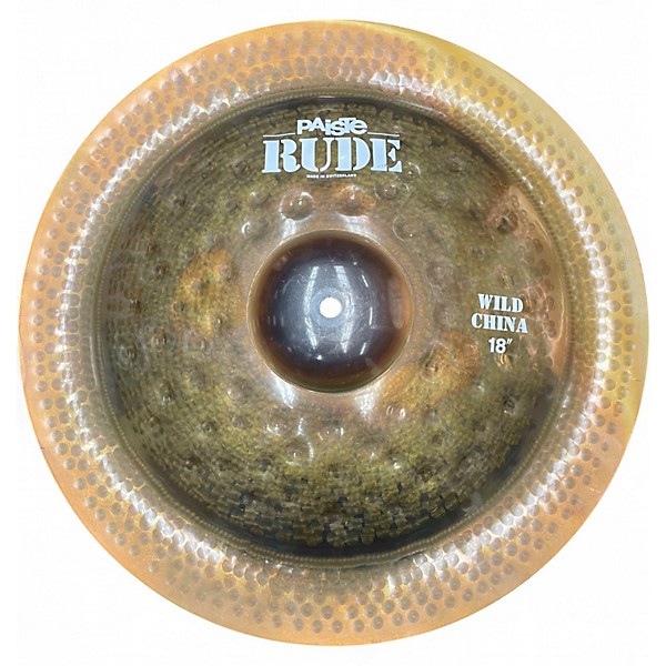 Used Paiste 18in Rude Wild China Cymbal