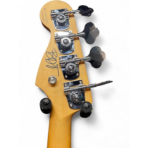 Used Fender Limited Edition Blu DeTiger Player Plus Jazz Bass Sky Burst Sparkle Electric Bass Guitar