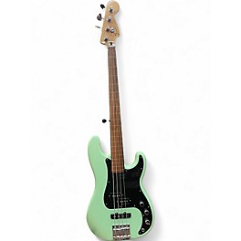 Used Other Brand PARTS BASS DLX P BODY/FRETLESS J NECK Green Electric Bass Guitar